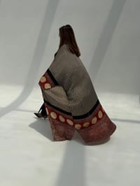 Bisht Pure Silk Handblock Abaya M2 thumb 1