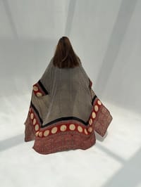 Bisht Pure Silk Handblock Abaya M2 thumb 3