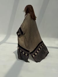Bisht Pure Silk Handblock Abaya M4 thumb 8