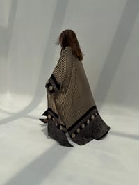 Bisht Pure Silk Handblock Abaya M4 thumb 10