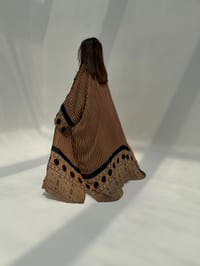 Bisht Pure Silk Handblock Abaya M6 thumb 5