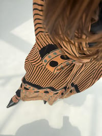 Bisht Pure Silk Handblock Abaya M6 thumb 4