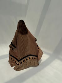 Bisht Pure Silk Handblock Abaya M6 thumb 3