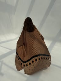 Bisht Pure Silk Handblock Abaya M7 thumb 2