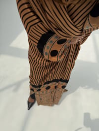 Bisht Pure Silk Handblock Abaya M6 thumb 6