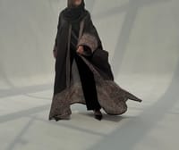 Bisht Pure Silk Handblock Abaya M12 thumb 3