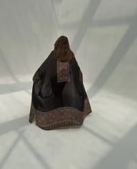Bisht Pure Silk Handblock Abaya M12 thumb 5