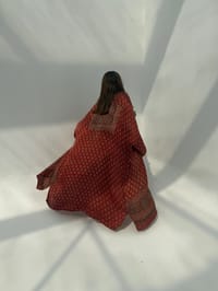 Bisht Pure Silk Handblock Abaya C15 thumb 2