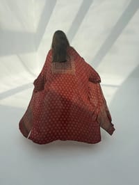 Bisht Pure Silk Handblock Abaya C15 thumb 8