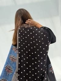Bisht Pure Silk Handblock Abaya C3 thumb 13
