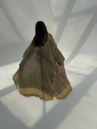 Bisht Pure Silk Handblock Abaya C11 thumb 3