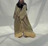 Bisht Pure Silk Handblock Abaya C11 thumb 8