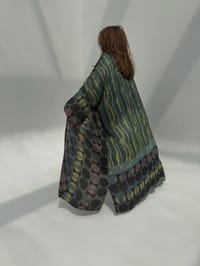 Bisht Pure Silk Handblock Abaya U 8 thumb 15