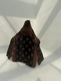 Bisht Pure Silk Handblock Abaya U16 thumb 8