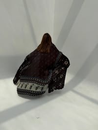 Bisht Pure Silk Handblock Abaya U 5 thumb 14