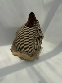Bisht Pure Silk Handblock Abaya C11 thumb 11