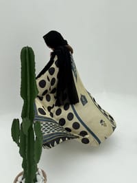 Bisht Pure Silk Handblock Abaya U 11 thumb 11