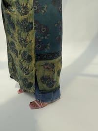Bisht Pure Silk Handblock Abaya U 10 thumb 8