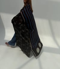 Bisht Pure Silk Handblock Abaya U 1 thumb 14