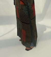 Bisht Pure Silk Handblock Abaya U13 thumb 3