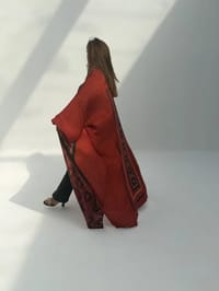 Bisht Pure Silk Handblock Abaya C17 thumb 8