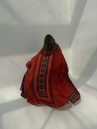 Bisht Pure Silk Handblock Abaya C17 thumb 6