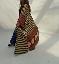 AS IS Light Crepe Digital Print Bisht Abaya C4 thumb 1