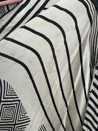 AS-IS Bisht Pure Silk Handblock Abaya A5 thumb 3