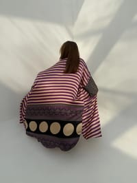 AS IS Light Crepe Digital Print Bisht Abaya C8 thumb 9