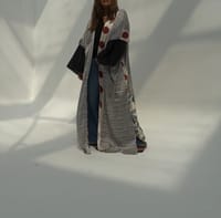 AS-IS Crepe Digital Print Bisht Abaya K5 thumb 5
