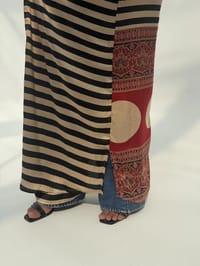 Light Crepe Digital Print Bisht Abaya C 1 thumb 4