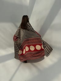 Light Crepe Digital Print Bisht Abaya C 1 thumb 5