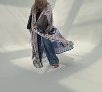 Crepe Digital Print Bisht Abaya K2 thumb 4