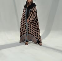 Bisht Pure Silk Handblock Abaya C4 thumb 4