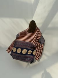 AS-IS Light Crepe Digital Print Bisht Abaya C3 thumb 8