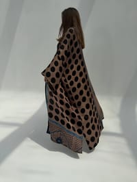 Bisht Pure Silk Handblock Abaya C4 thumb 9