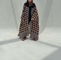 Bisht Pure Silk Handblock Abaya C4 thumb 8