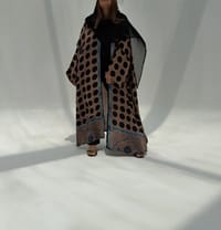 Bisht Pure Silk Handblock Abaya C4 thumb 11