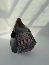 Crepe Digital Print Bisht Abaya K3 thumb 2