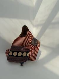 Light Crepe Digital Print Bisht Abaya C7 thumb 2