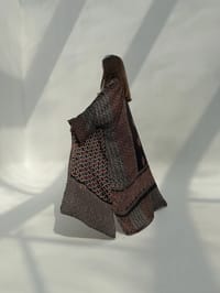 Bisht Pure Silk Handblock Abaya C14 thumb 8