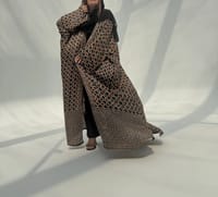 Bisht Pure Silk Handblock Abaya C12 thumb 11