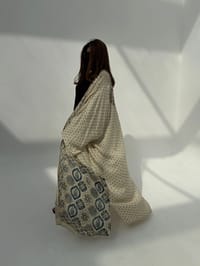Bisht Pure Silk Handblock Abaya C19 thumb 7