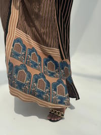 Bisht Pure Silk Handblock Abaya C6 thumb 4