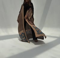 Bisht Pure Silk Handblock Abaya C6 thumb 10