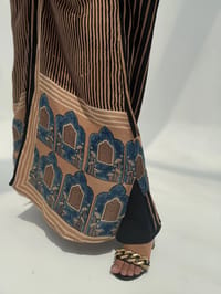 Bisht Pure Silk Handblock Abaya C6 thumb 8