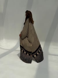 Bisht Pure Silk Handblock Abaya M3 thumb 9