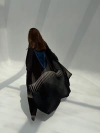 Bisht Pure Silk Handblock Abaya C2 thumb 13