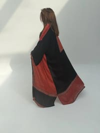 Bisht Pure Silk Handblock Abaya U 12 thumb 7