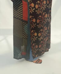 Bisht Pure Silk Handblock Abaya U 2 thumb 8